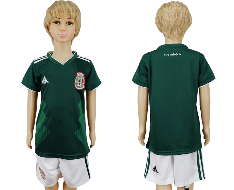 2018 World Cup Children football jersey MEXICO CHIRLDREN PLAIN